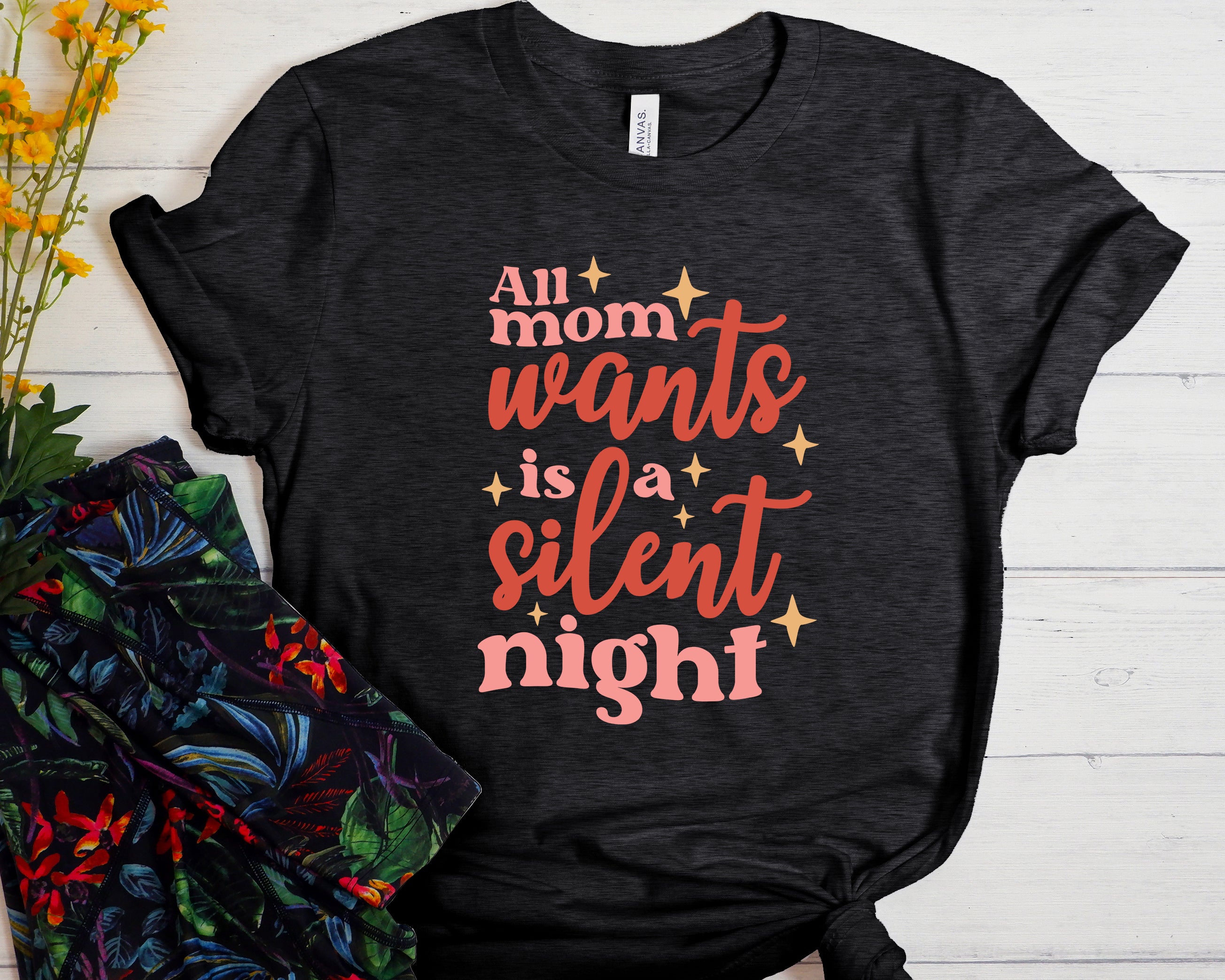 All Mama Wants Is A Silent Night Unisex t-shirt