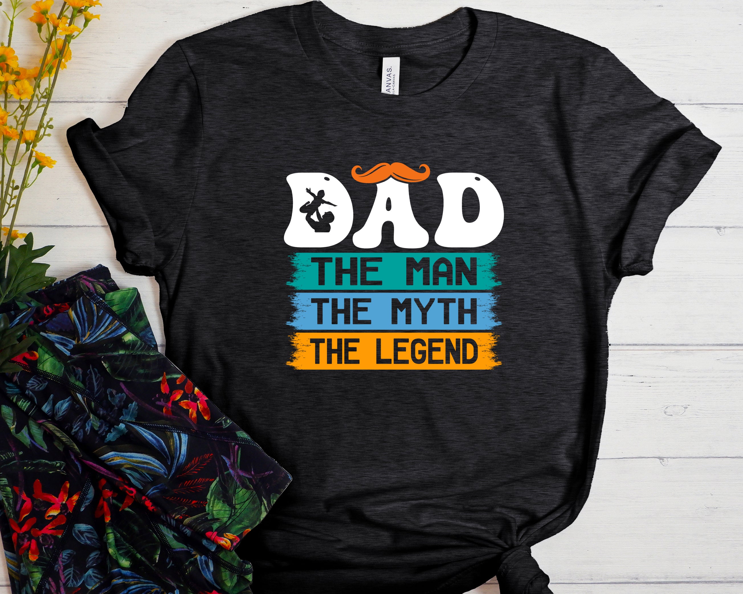 Dad The Man The Myth The Legend Unisex t-shirt