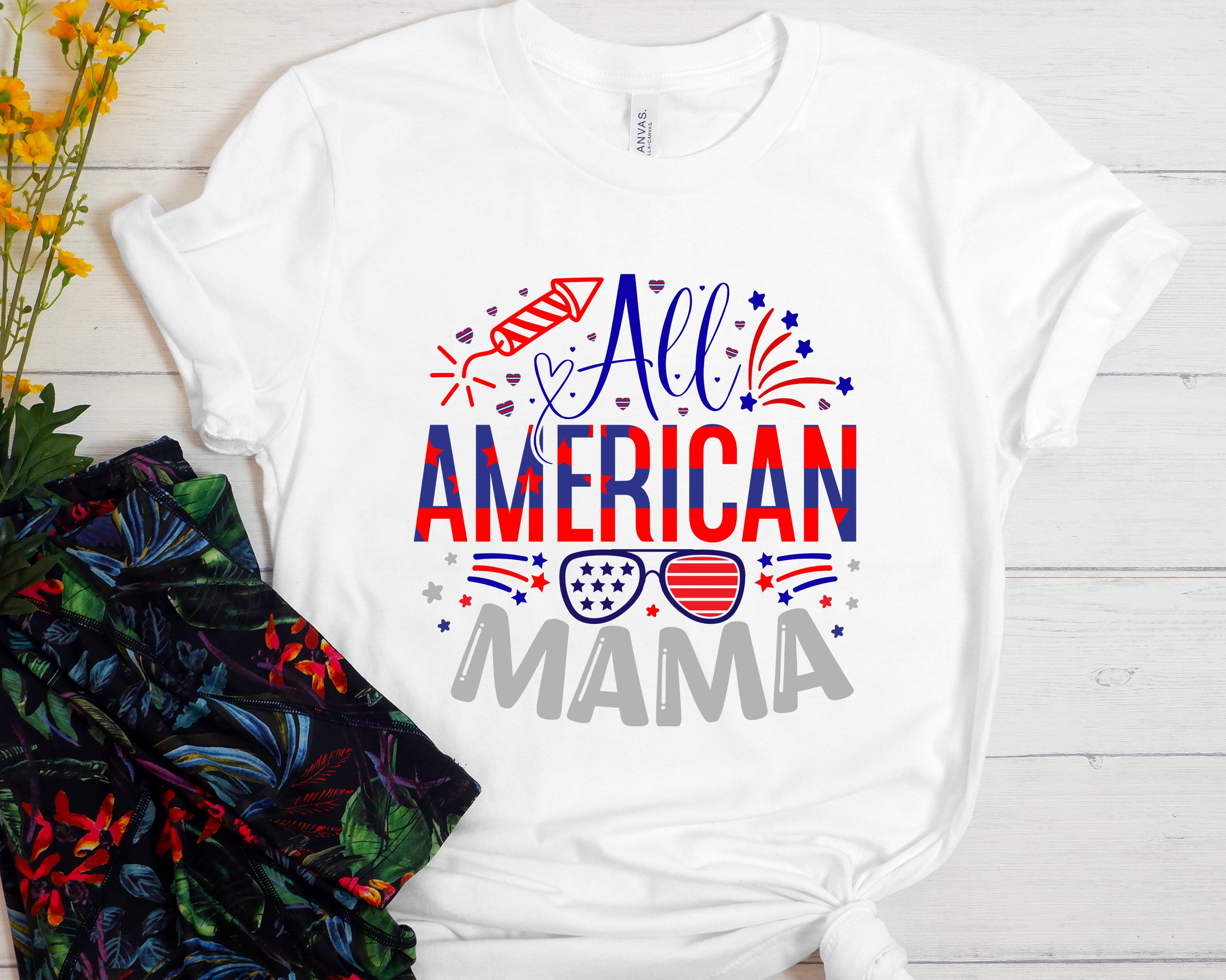 All American Mama Unisex t-shirt