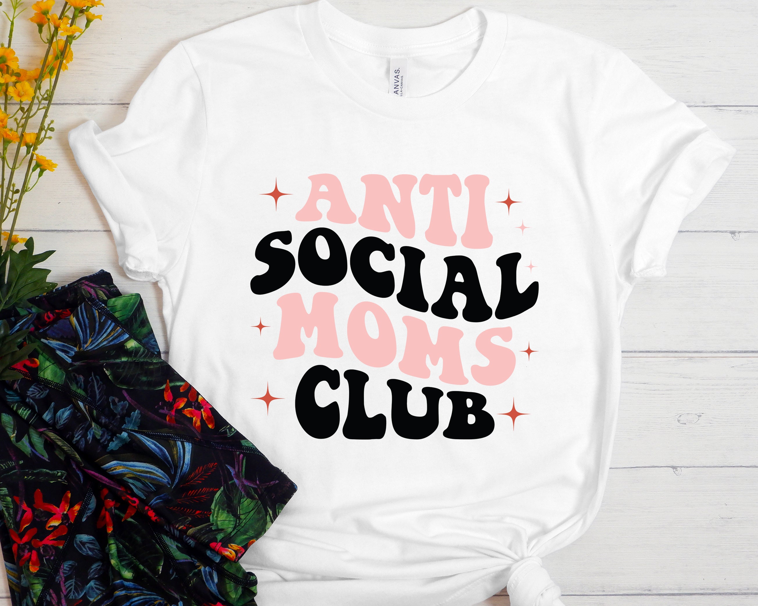 Anti Social Moms Club Unisex t-shirt