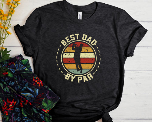 Best Dad By Par Unisex t-shirt