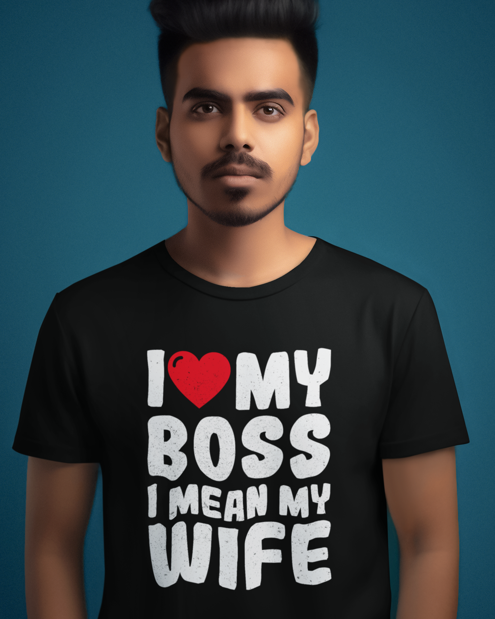 I Love My Boss I Mean My Wife Unisex t-shirt