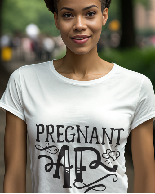 Pregnant AF Unisex t-shirt