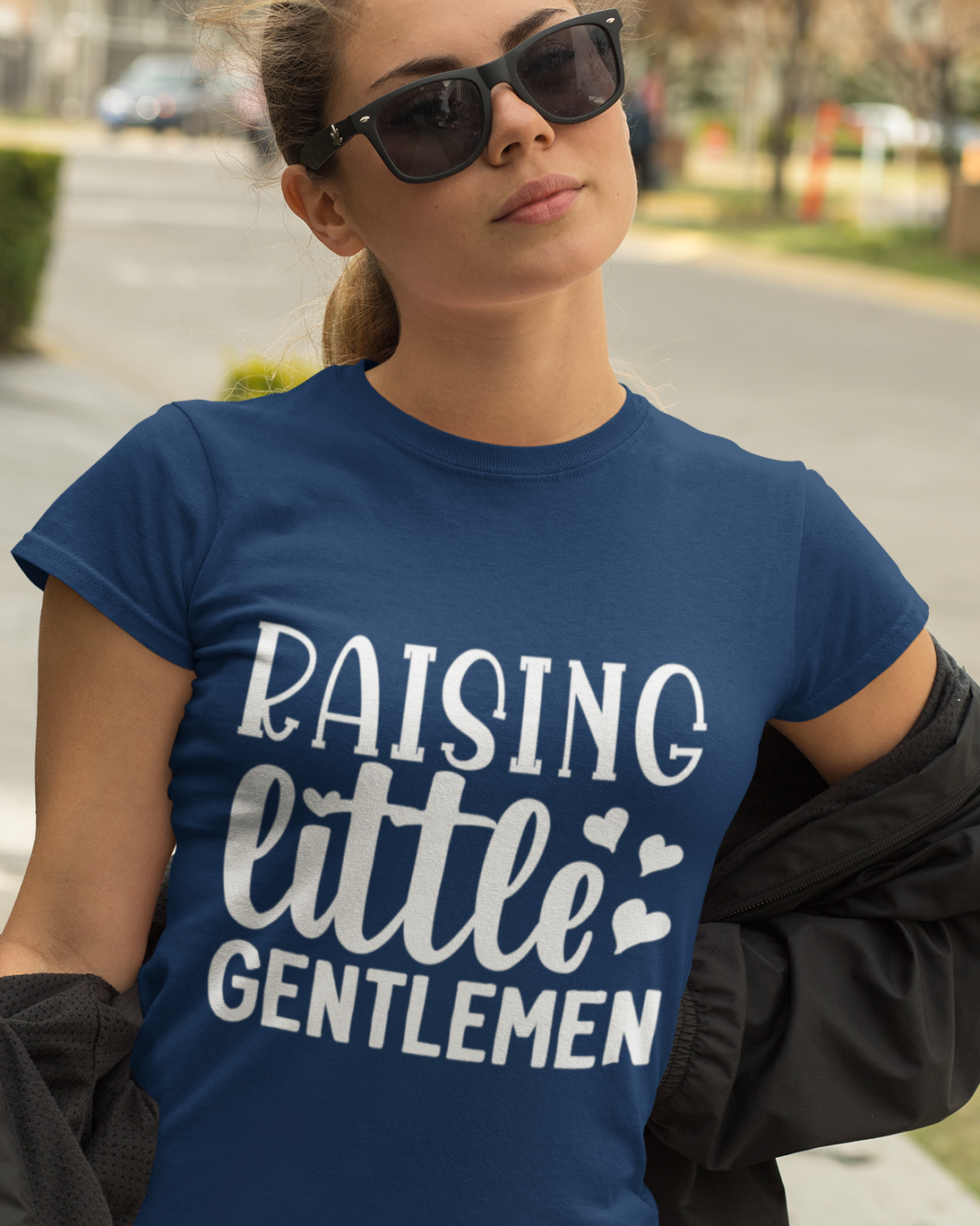 Raising little gentlemen Unisex t-shirt