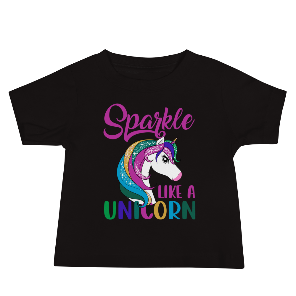 Sparkle Like A Unicorn Baby Jersey Short Sleeve Tee