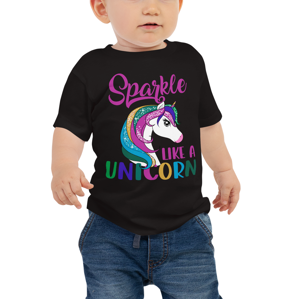 Sparkle Like A Unicorn Baby Jersey Short Sleeve Tee