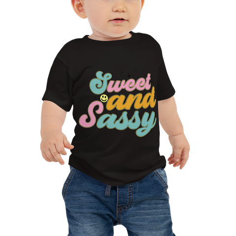 Sweet And Sassy Baby Jersey Short Sleeve Tee