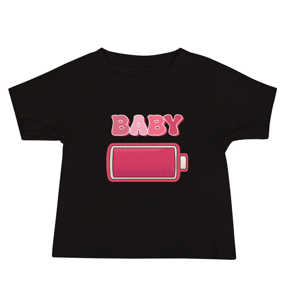 High battery Baby Jersey Short Sleeve Tee