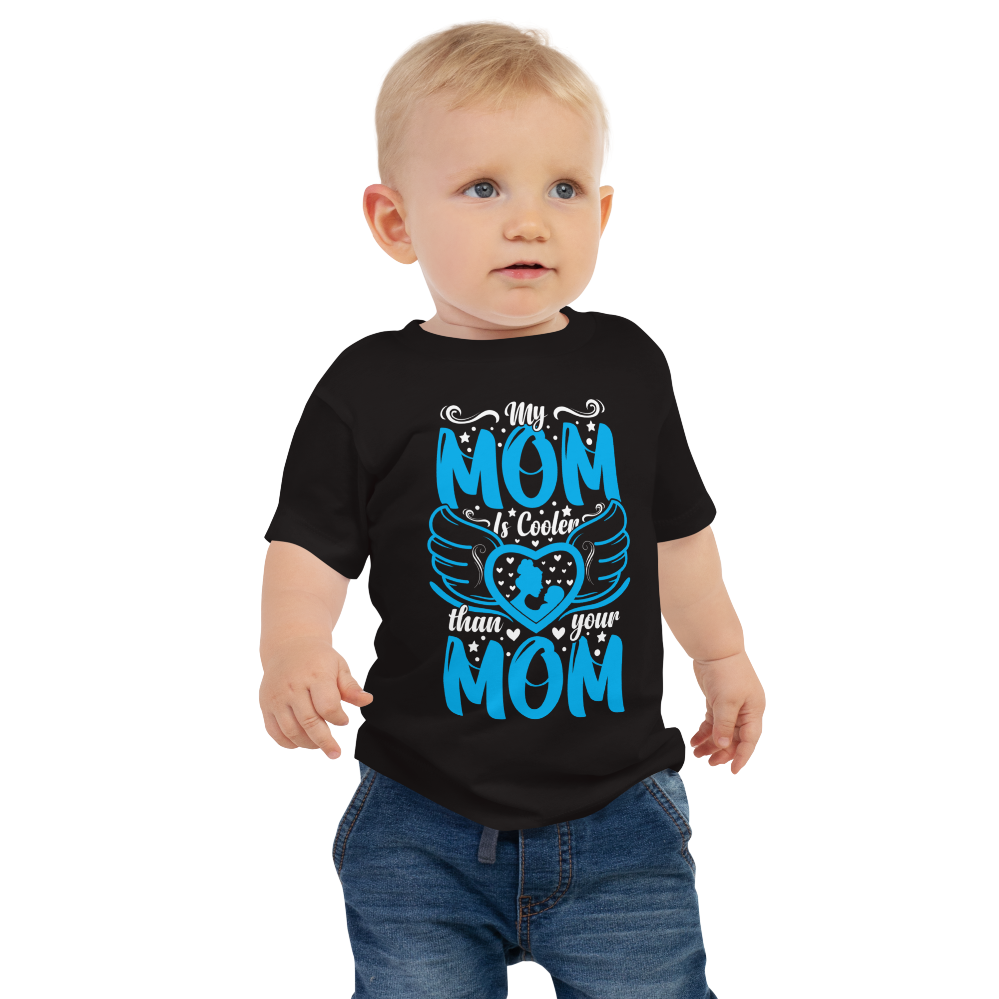 My Mom Is Cooler Than your Mom Baby Jersey Short Sleeve Tee