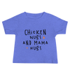 Chicken Nugs And Mama Hugs Baby Jersey Short Sleeve Tee