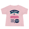 My Mom Is Faster Than Your Mom Baby Jersey Short Sleeve Tee