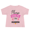 Please Pass Me To Grandma Baby Jersey Short Sleeve Tee