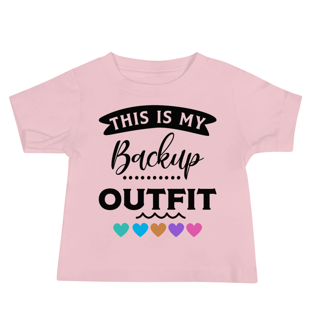 this Is My Backup outfit Baby Jersey Short Sleeve Tee