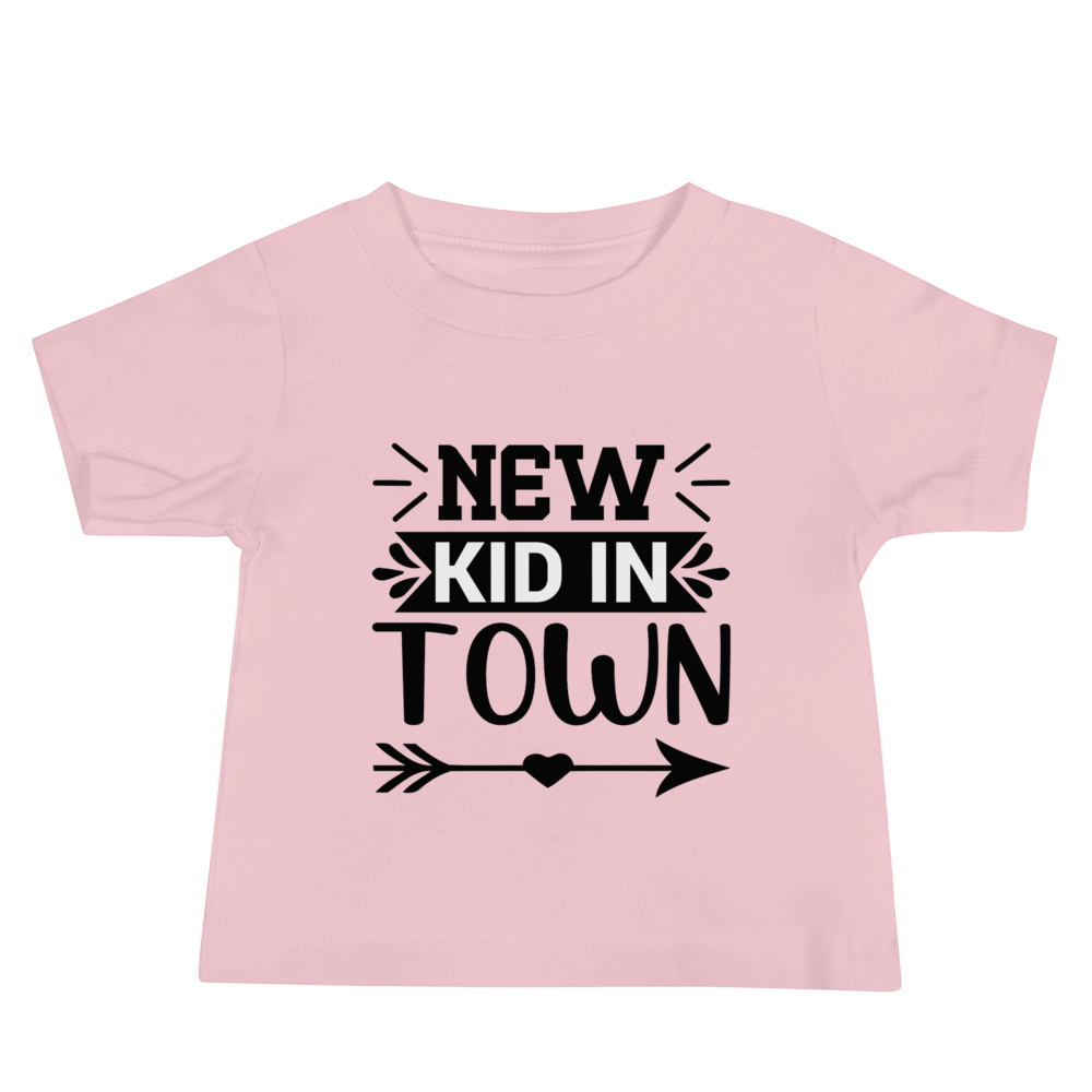 New Kid In Town Baby Jersey Short Sleeve Tee