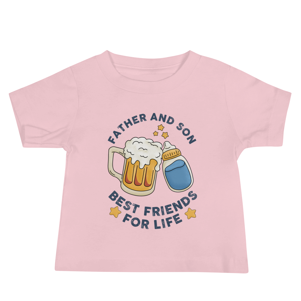 Father And Son Best Friends For Life Baby Jersey Short Sleeve Tee