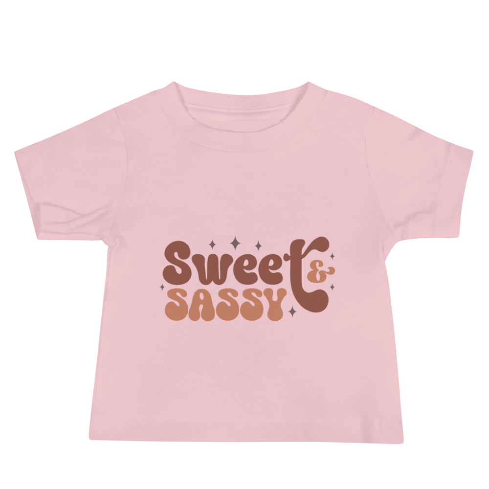 Sweet And Sassy Baby Jersey Short Sleeve Tee