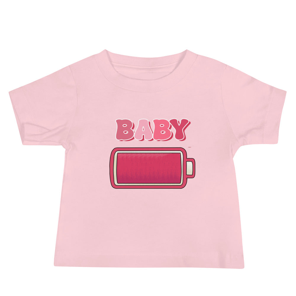 High battery Baby Jersey Short Sleeve Tee