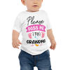 Please Pass Me To Grandma Baby Jersey Short Sleeve Tee