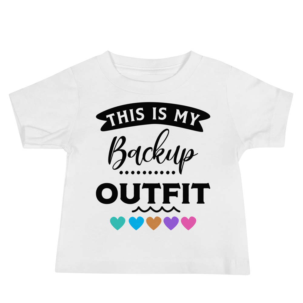 this Is My Backup outfit Baby Jersey Short Sleeve Tee