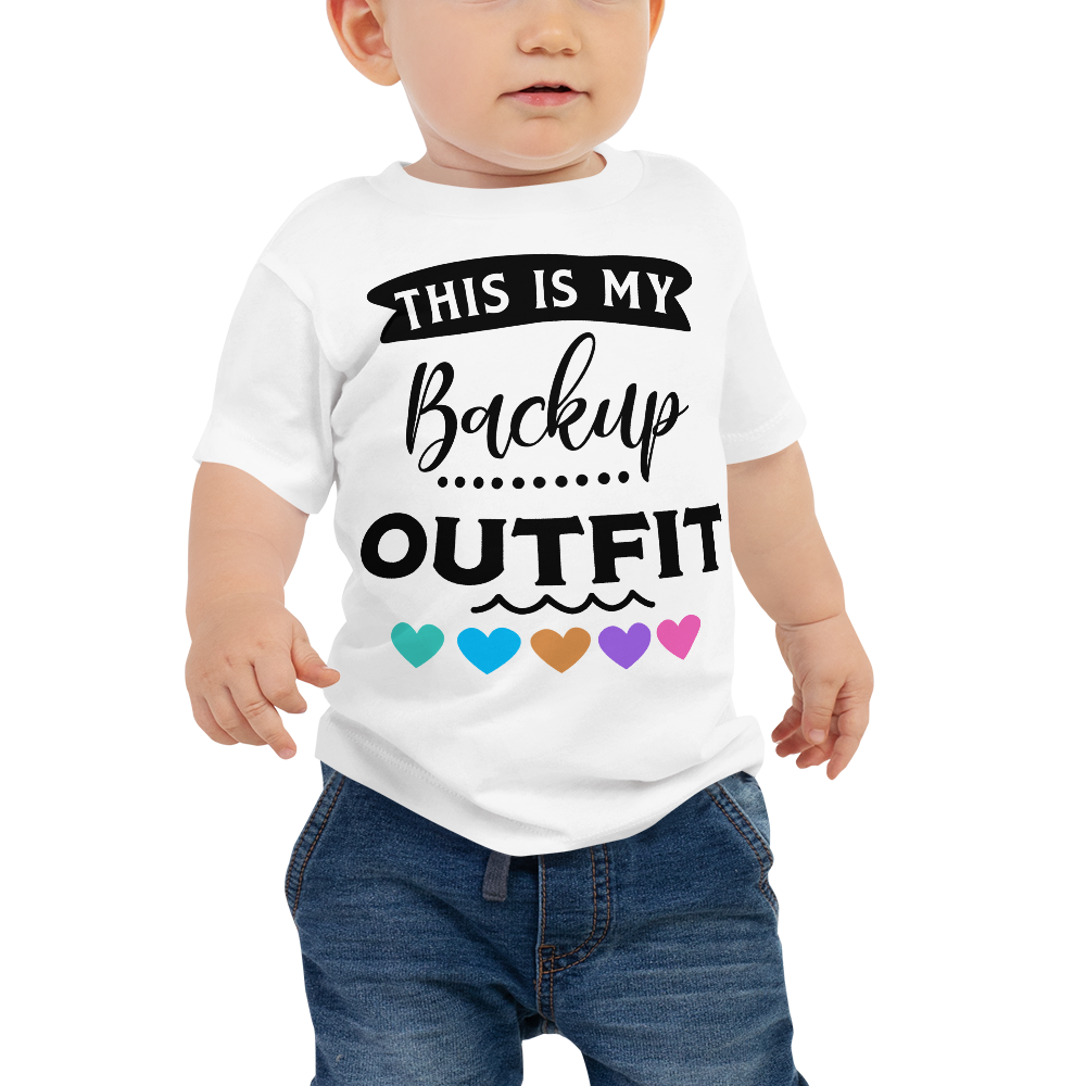 this Is My Backup outfit Baby Jersey Short Sleeve Tee