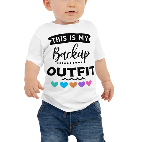 this Is My Backup outfit Baby Jersey Short Sleeve Tee