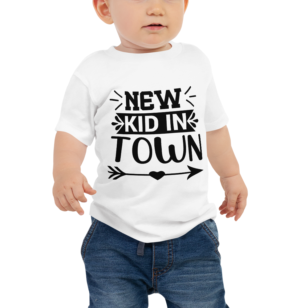 New Kid In Town Baby Jersey Short Sleeve Tee