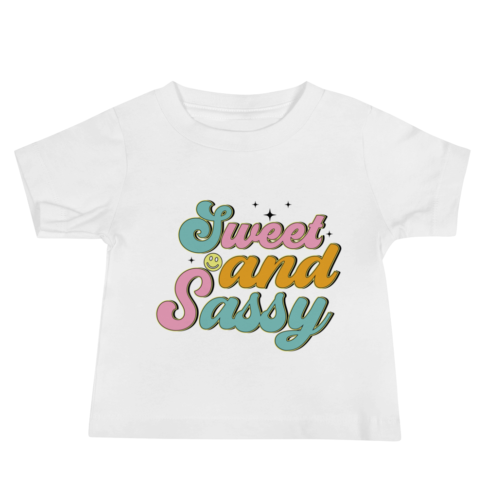 Sweet And Sassy Baby Jersey Short Sleeve Tee