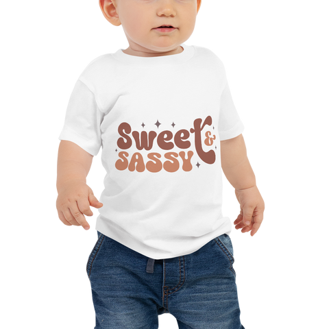 Sweet And Sassy Baby Jersey Short Sleeve Tee