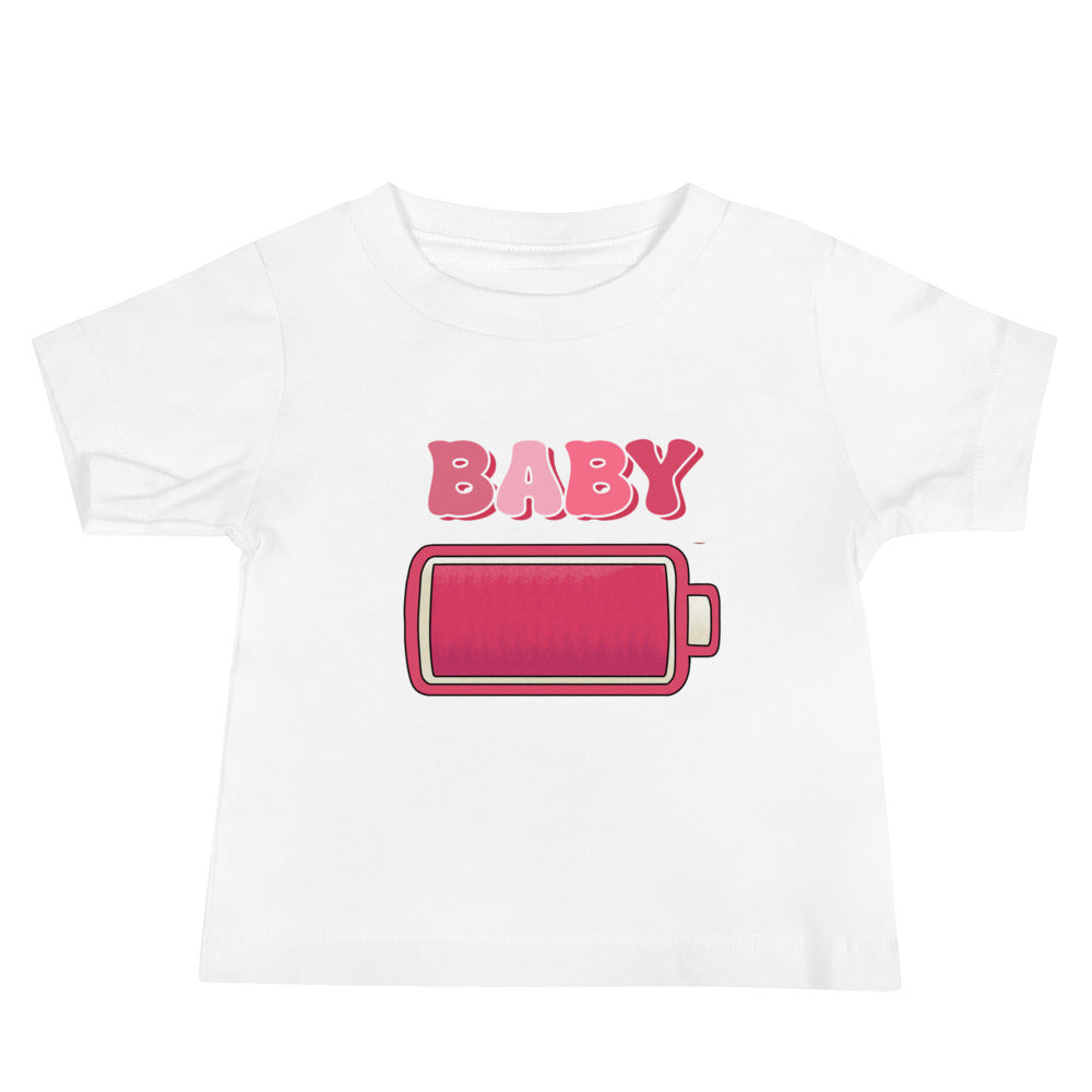 High battery Baby Jersey Short Sleeve Tee