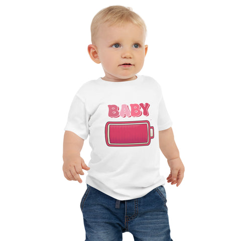 High battery Baby Jersey Short Sleeve Tee