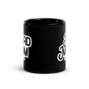 Bad Mom Club Black Glossy Mug