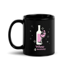 Wine For Mommy Black Glossy Mug