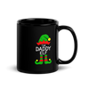 The Daddy Elf Black Glossy Mug