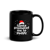 Santa Promoted Me To Dad Black Glossy Mug