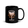 All Mom Need Is Wine Black Glossy Mug