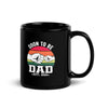 Soon To Be Dad Est. 2024 Black Glossy Mug