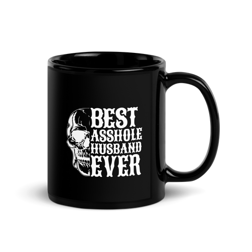 Best Asshole Husband Ever Black Glossy Mug