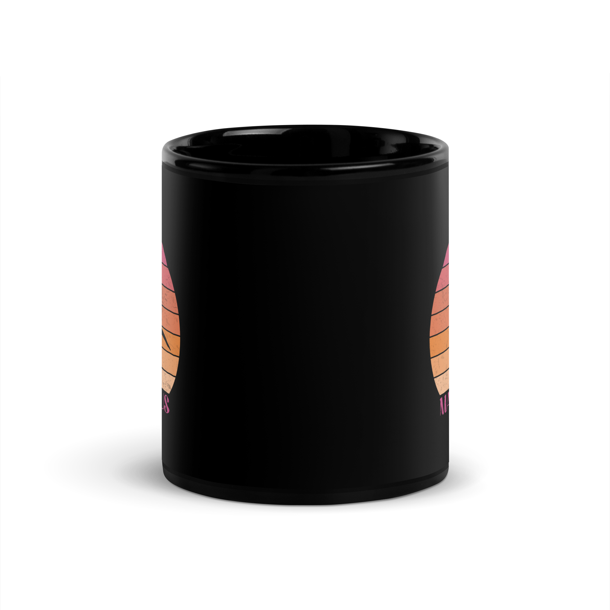 Mamasaurus Black Glossy Mug