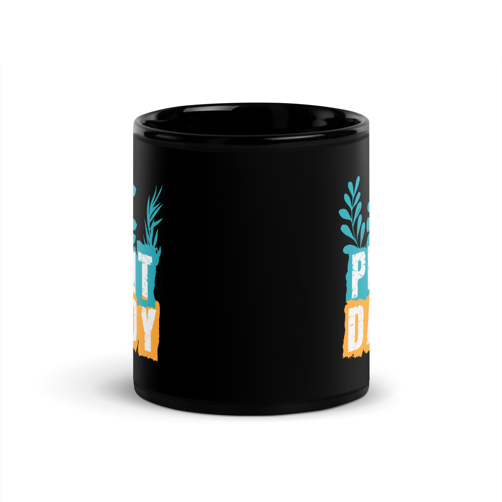 Plant Daddy Black Glossy Mug