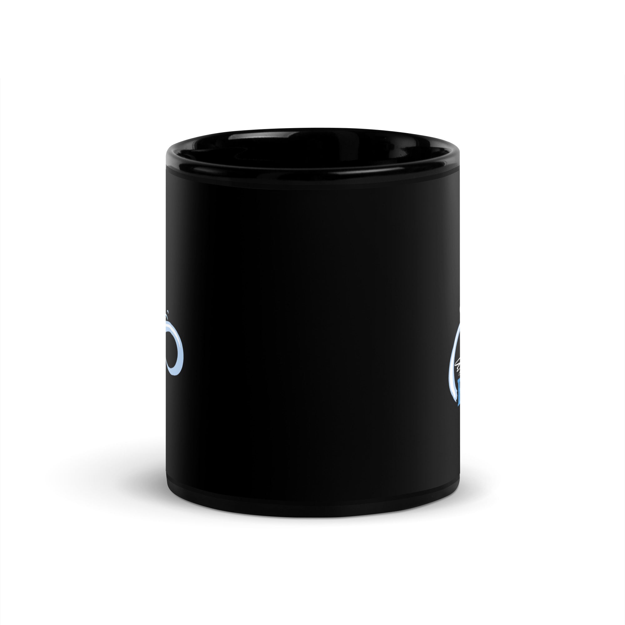 Reel Good Dad Black Glossy Mug