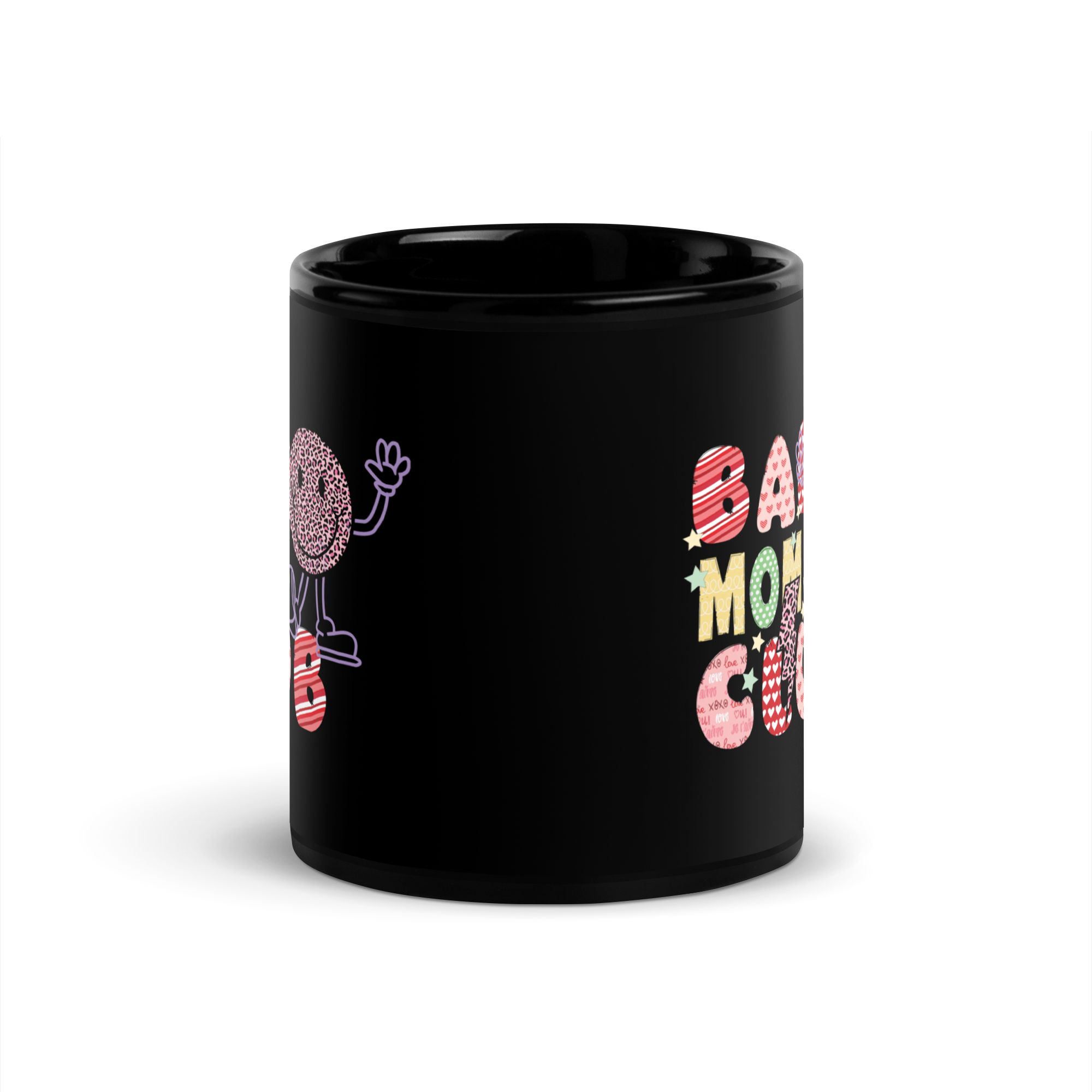 Bad Moms Club Black Glossy Mug