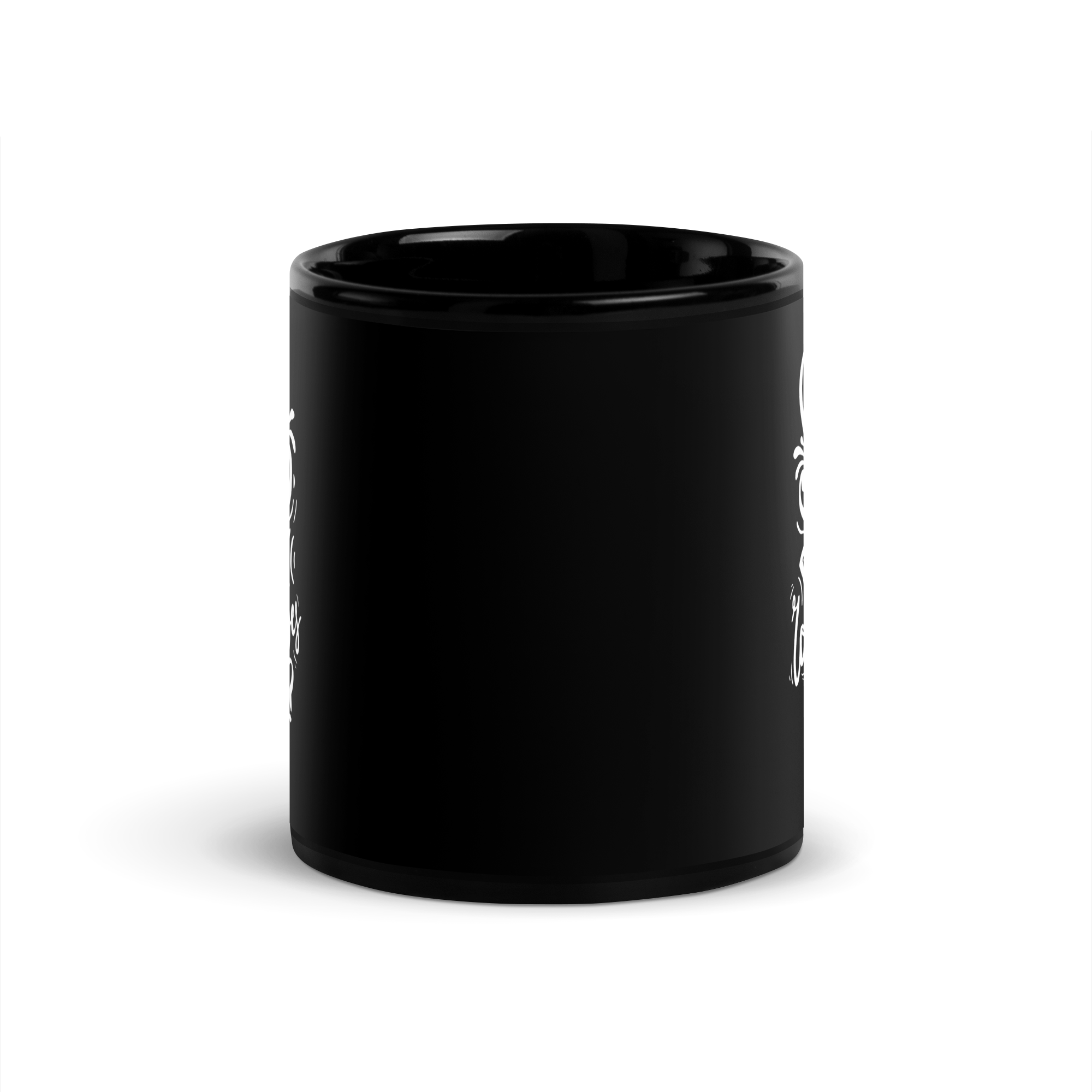 Sorry Did i Just Roll My Eyes Out Load? Black Glossy Mug