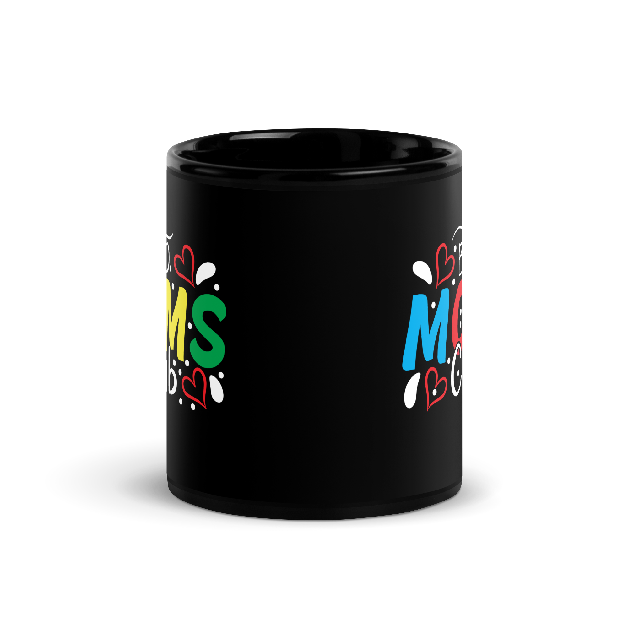 Bad Moms Club Black Glossy Mug