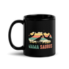 Mamasaurus Black Glossy Mug