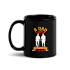 A Dad Is More Than Just The Sum Of His Parts Black Glossy Mug