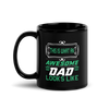 This Is What An Awesome Dad Looks Like Black Glossy Mug