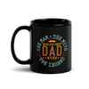 World's Best Dad Ever The Man The Myth The Legend Black Glossy Mug