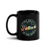 The Best Father In The World Black Glossy Mug