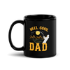 Reel Cool Dad Black Glossy Mug