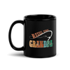 Reel Cool Grandpa Black Glossy Mug